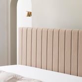 Studio Home Beige Debi Double Bed Frame