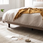 Studio Home Beige Debi Double Bed Frame