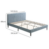 Studio Home Blue Leanne Platform Bed