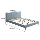 Studio Home Blue Leanne Platform Bed