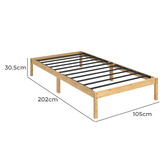 Studio Home Natural Emory Bed Base