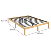 Studio Home Natural Emory Bed Base
