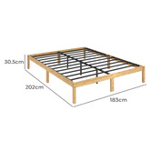 Studio Home Natural Emory Bed Base