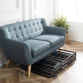 Studio Home Black SmartBase H35.5cm Steel Bed Base