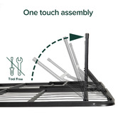 Studio Home Black SmartBase H35.5cm Steel Bed Base