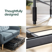 Studio Home Black SmartBase H35.5cm Steel Bed Base