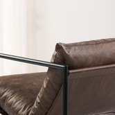 Studio Home Eithan Faux Leather Sling Accent Chair