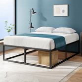 Studio Home Black Pilato H45cm Steel Bed Base