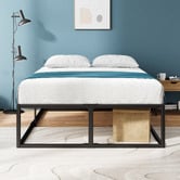 Studio Home Black Pilato H45cm Steel Bed Base