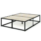 Studio Home Black Pilato H45cm Steel Bed Base