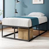 Studio Home Black Pilato H45cm Steel Bed Base