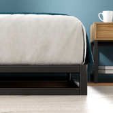 Studio Home Black Pilato H15cm Steel Bed Base