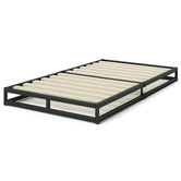 Studio Home Black Pilato H15cm Steel Bed Base