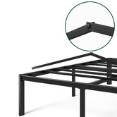 Studio Home Black Lucy H40cm Metal Bed Base