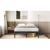 Studio Home Black Lucy H40cm Metal Bed Base
