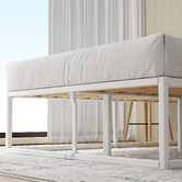 Studio Home White Karin H45cm Steel Bed Base