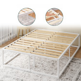 Studio Home White Karin H45cm Steel Bed Base