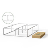 Studio Home White Karin H45cm Steel Bed Base