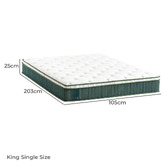 Studio Home Medium Virelda Euro Top Pocket Spring Mattress