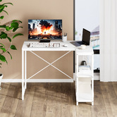 Studio Home White Apollo Computer Desk