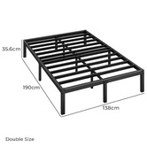 Studio Home Callie Steel Bed Base