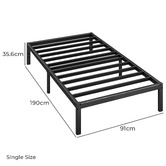 Studio Home Callie Steel Bed Base