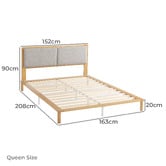 Studio Home Marcie Bamboo Bed Frame