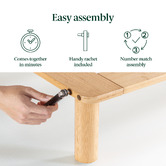 Studio Home Aylen Bamboo Bed Frame