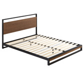 Studio Home Houston Timber &amp; Metal Platform Bed