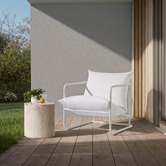 Studio Home Wesley Outdoor Stainless Steel Lounge Chair
