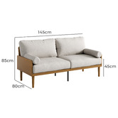 Studio Home Portia 3 Seater Sofa
