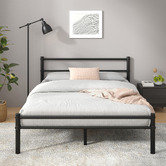 Studio Home Black Paterson Steel Bed