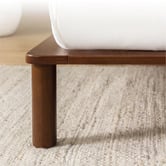 Studio Home Walnut Portia Bamboo Wood Bed Frame