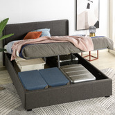 Studio Home Ethan Gas Lift Storage Bed