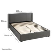 Studio Home Ethan Gas Lift Storage Bed