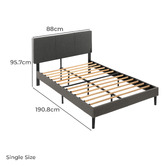 Studio Home Khaza Upholstered Bed