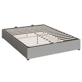 Studio Home Light Grey Jaliyah Upholstered Gas Lift Bed Base