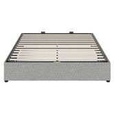 Studio Home Light Grey Jaliyah Upholstered Gas Lift Bed Base