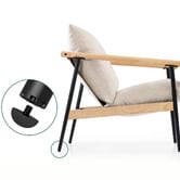 Studio Home Primrose Rubberwood Accent Chair