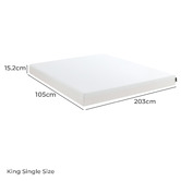 Studio Home Ella Green Tea Memory Foam Mattress