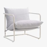 Studio Home Wesley Outdoor Stainless Steel Lounge Chair