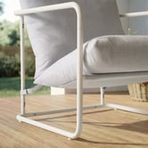 Studio Home Wesley Outdoor Stainless Steel Lounge Chair
