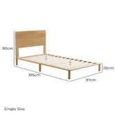 Studio Home Portia Bamboo Kid's Bed Frame