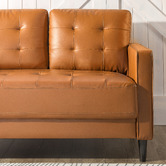 Studio Home Humphrey Faux Leather 2 Seater Sofa