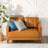 Studio Home Humphrey Faux Leather 2 Seater Sofa