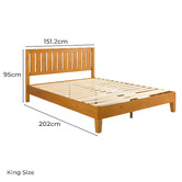 Studio Home Marcus Pine Wood Bed Frame