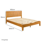 Studio Home Marcus Pine Wood Bed Frame