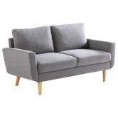 Studio Home Light Grey 2 Seater Classic Sofa