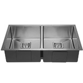 Swedia Dante 800mm Double Stainless Steel Kitchen Sink