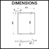 Swedia Dromma Stainless Steel Drainer Tray